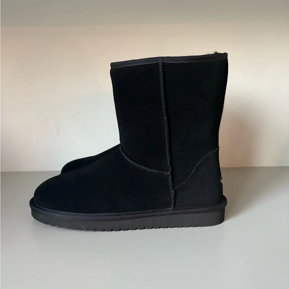 Koolaburra Black Koola Short Winter Boots Size 8 NEW